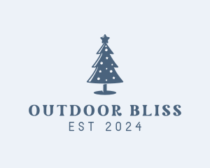 Xmas Christmas Tree  logo design