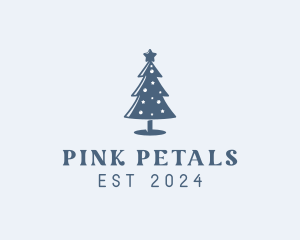 Xmas Christmas Tree  logo design