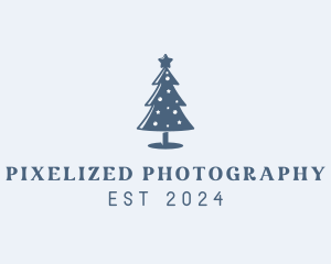 Xmas Christmas Tree  logo design