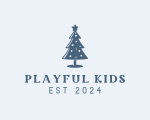 Xmas Christmas Tree  logo design