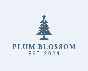 Xmas Christmas Tree  logo design