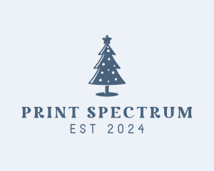 Xmas Christmas Tree  logo design