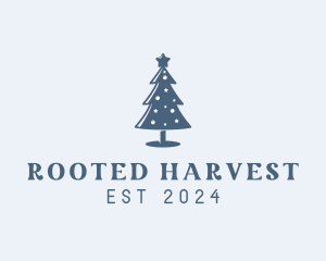 Xmas Christmas Tree  logo design