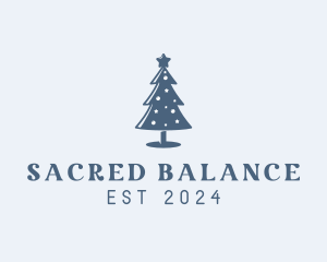 Xmas Christmas Tree  logo design