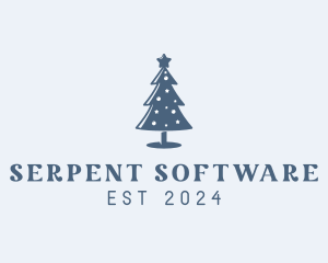 Xmas Christmas Tree  logo design