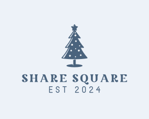 Xmas Christmas Tree  logo design