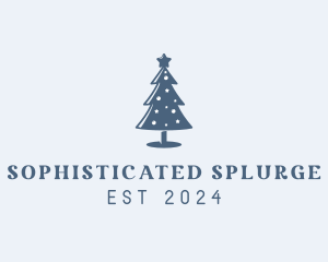 Xmas Christmas Tree  logo design