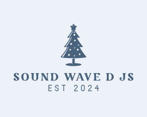 Xmas Christmas Tree  logo design