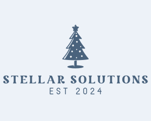 Xmas Christmas Tree  logo design