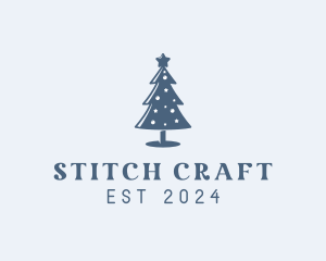 Xmas Christmas Tree  logo design