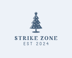 Xmas Christmas Tree  logo design