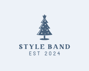 Xmas Christmas Tree  logo design