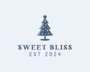 Xmas Christmas Tree  logo design