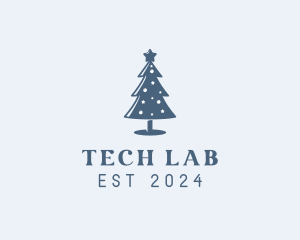 Xmas Christmas Tree  logo design