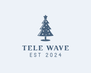 Xmas Christmas Tree  logo design