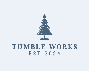 Xmas Christmas Tree  logo design