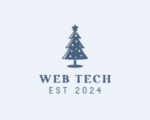 Xmas Christmas Tree  logo design