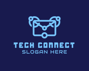 Blue Digital Email  logo