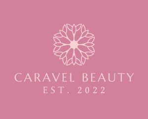 Floral Beauty Elegant Makeup logo design