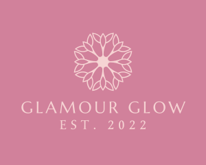 Floral Beauty Elegant Makeup logo design