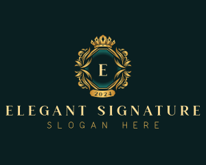 Elegant Royal Crown logo design