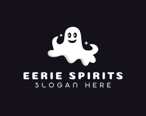 Scary Haunted Ghost logo