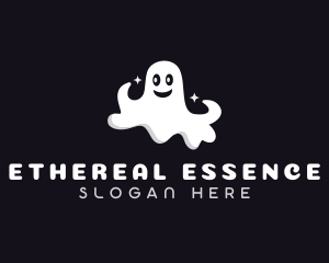 Scary Haunted Ghost logo design