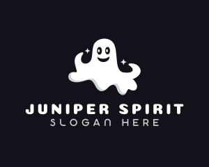 Scary Haunted Ghost logo design