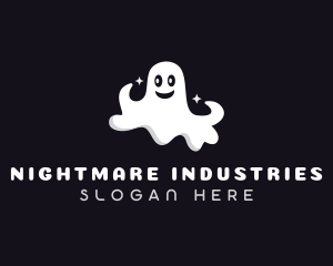 Scary Haunted Ghost logo