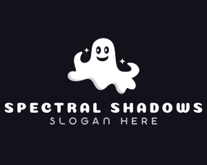 Scary Haunted Ghost logo design