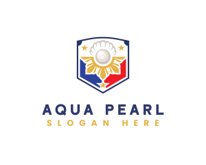 Philippine Pearl Shield logo design