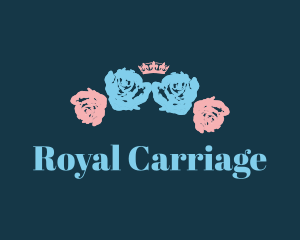 Royal Crown Flower logo design