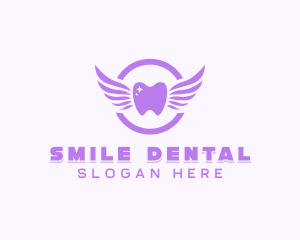 Wings Dental Clinic logo design