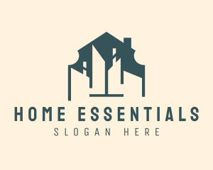 Warehouse Home Building logo design