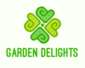 Green Clover Decor logo design