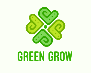 Green Clover Decor logo design