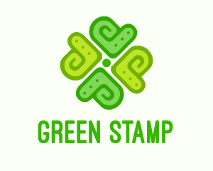 Green Clover Decor logo design