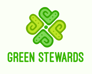 Green Clover Decor logo design