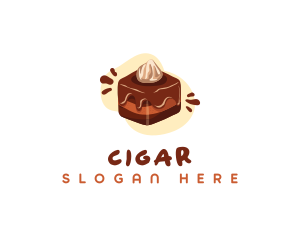 Chocolate Dessert Cake  Logo