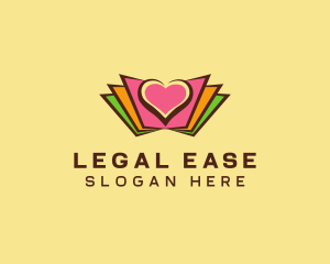 Book Love Emblem  logo