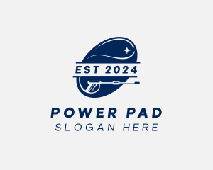 Power Washer Janitorial logo design