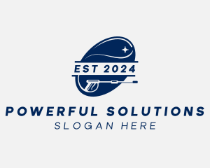 Power Washer Janitorial logo design