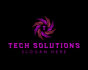 Tech Cyber Motion Logo