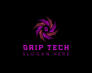 Tech Cyber Motion logo design