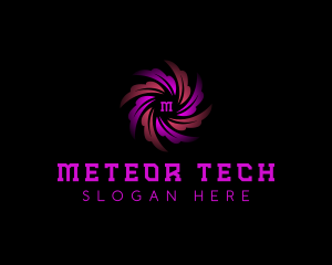 Tech Cyber Motion logo design