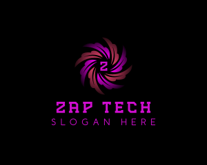 Tech Cyber Motion logo design