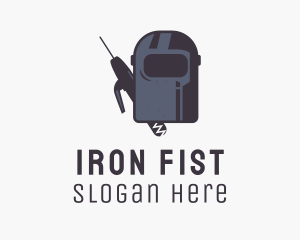 Industrial Welder Mask logo design