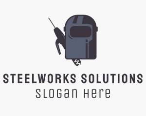 Industrial Welder Mask logo design