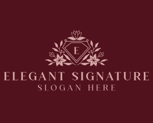 Flower Garden Spa logo design