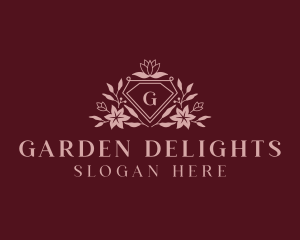 Flower Garden Spa logo design